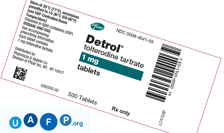 Detrol tablets